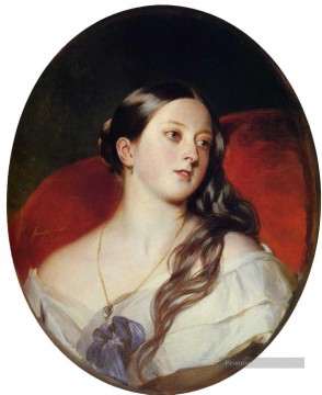 victoria victorian Tableau Peinture - Reine Victoria portrait royauté Franz Xaver Winterhalter